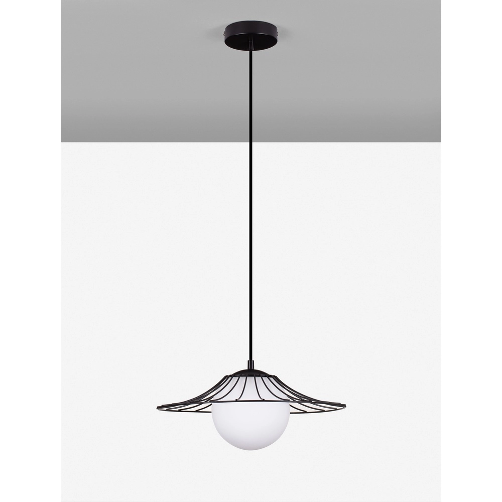 Schwarze Pendelleuchte Fly Ø 36cm Lyora 5212017436221