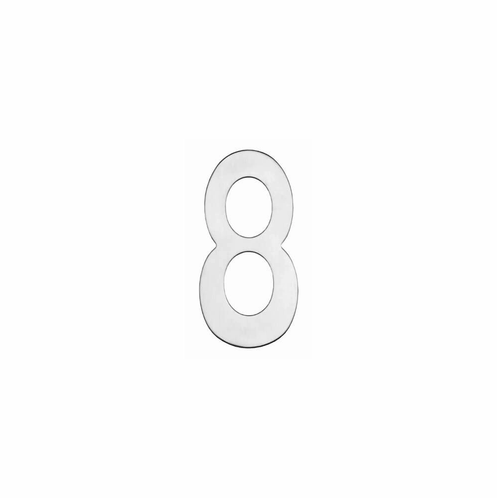 Hausnummer 8 Numbra 15cm Edelstahl Intersteel 8714186058367