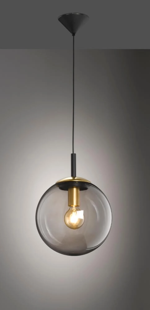 Hängelampe mit Glas Dini Ø 30cm Fischer & Honsel 4001133604321