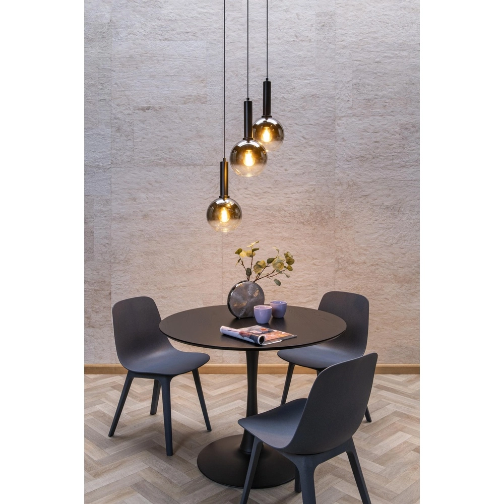 Pendellampe Marius 3-Licht Schwarz Lucide 5411212452238