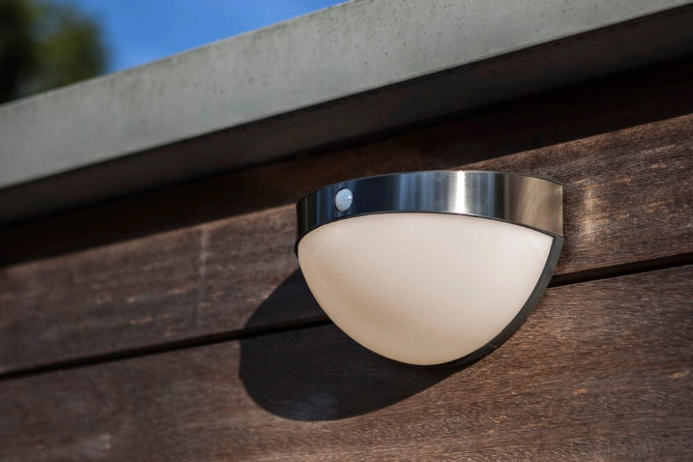 Solar wall lamp Bubble Stainless steel Lutec 6939412042701