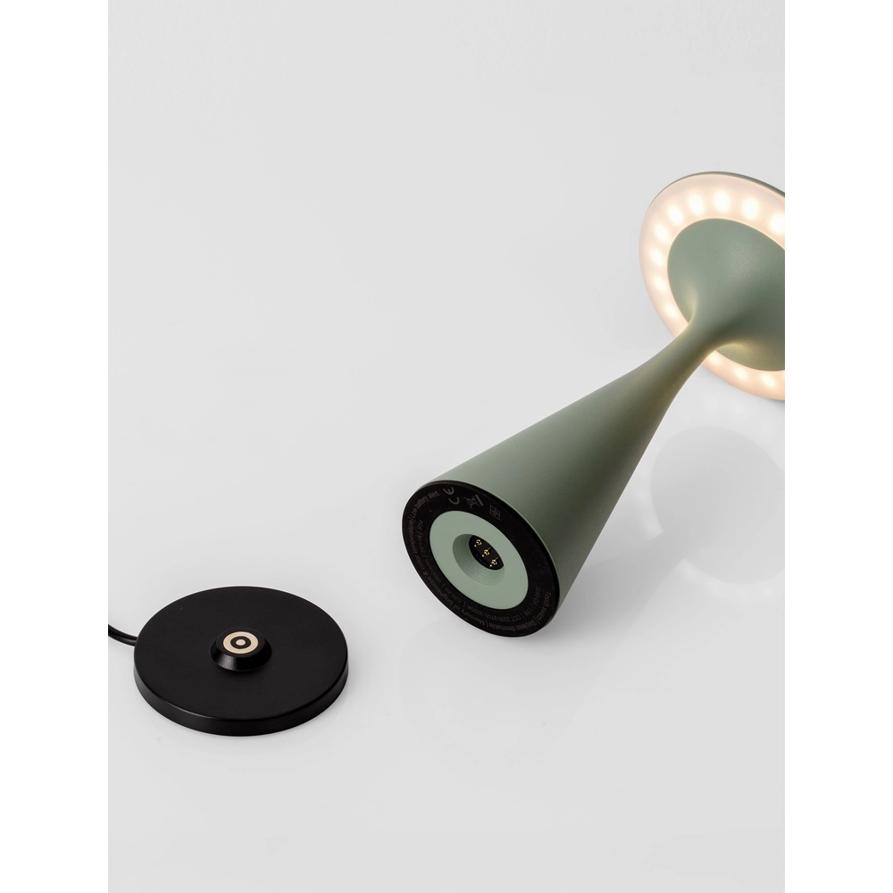 Design-Tischleuchte Grigio grün Lyora 5212017479068