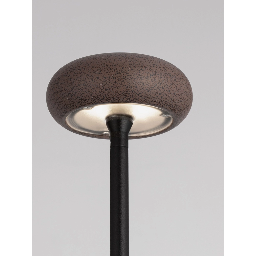 Gartenlampe Cami 80 cm brauner Stein Lyora 5212063504516