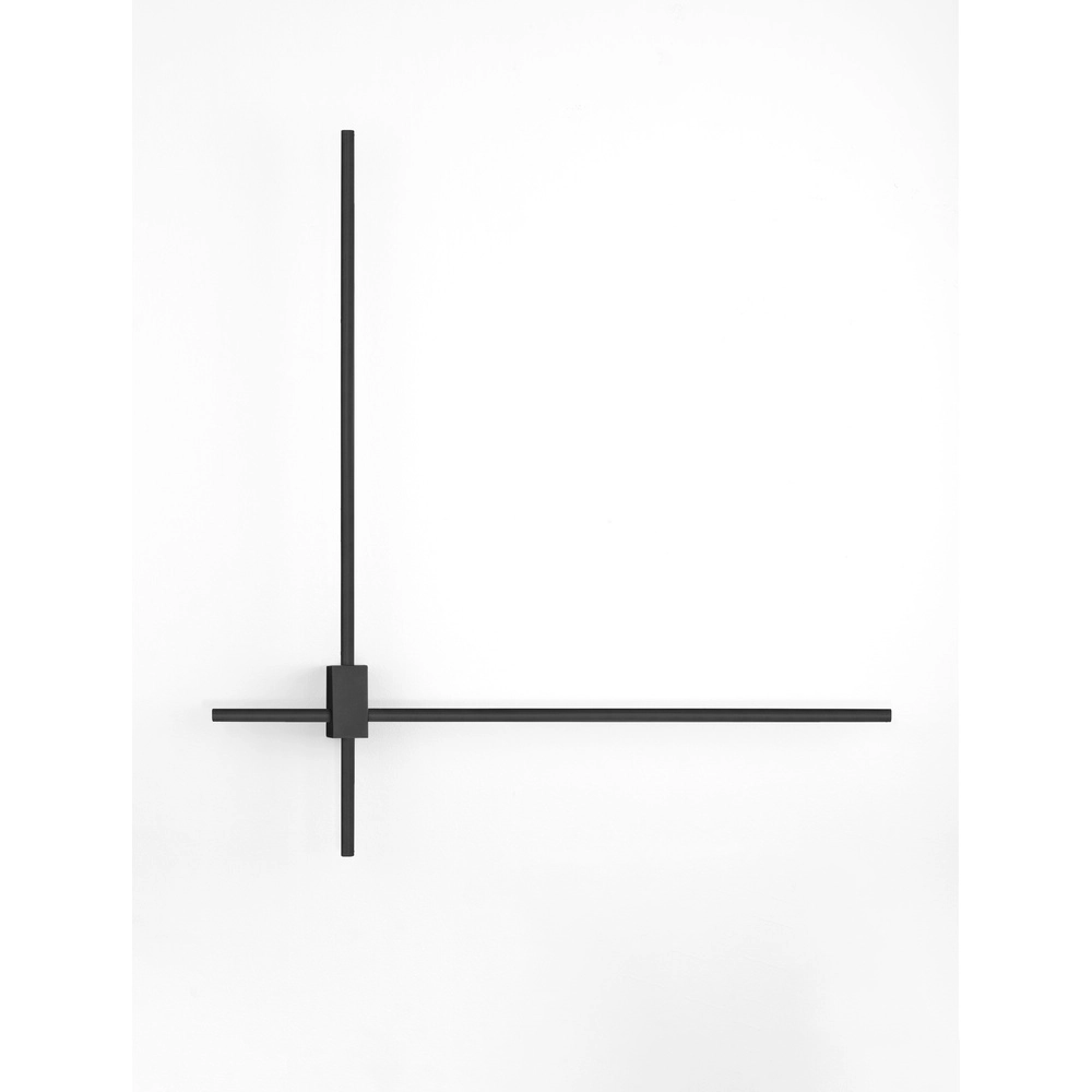 Schlanke Wandleuchte Peak schwarz Lyora 5212017473707