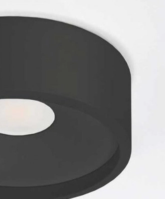 Schwarze Deckenleuchte Orlando Ø 14cm Artdelight 8719831731923