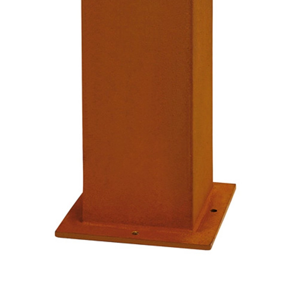 LED-Stehleuchte Rusty 70cm quadratische Rostbraun SLV 4024163157506