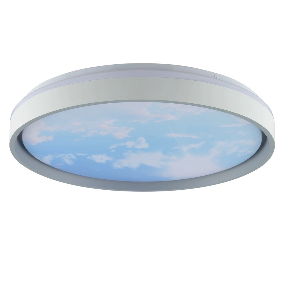 Deckenlicht Sky-Dream Weiß mit grauem Ø 48,5 cm Brilliant 4004353473999