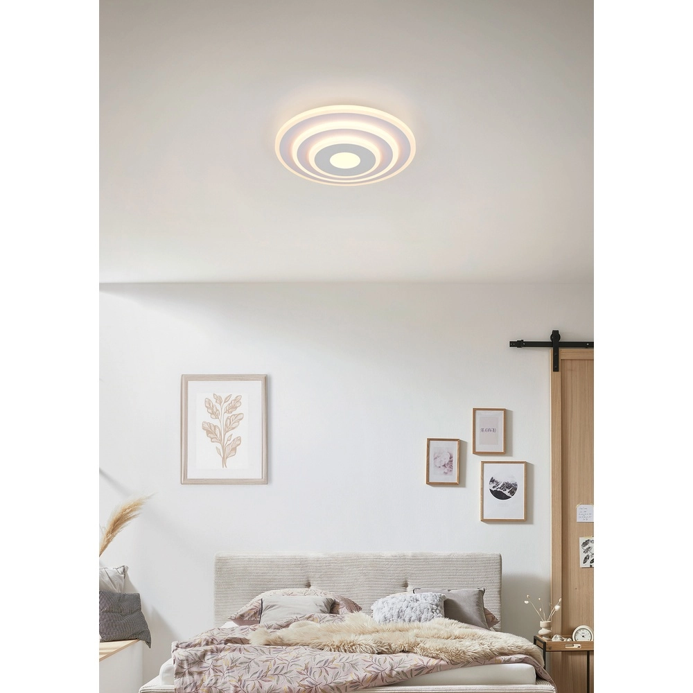 Runde Leuchte Goya Design Weiß Trio 4017807654264