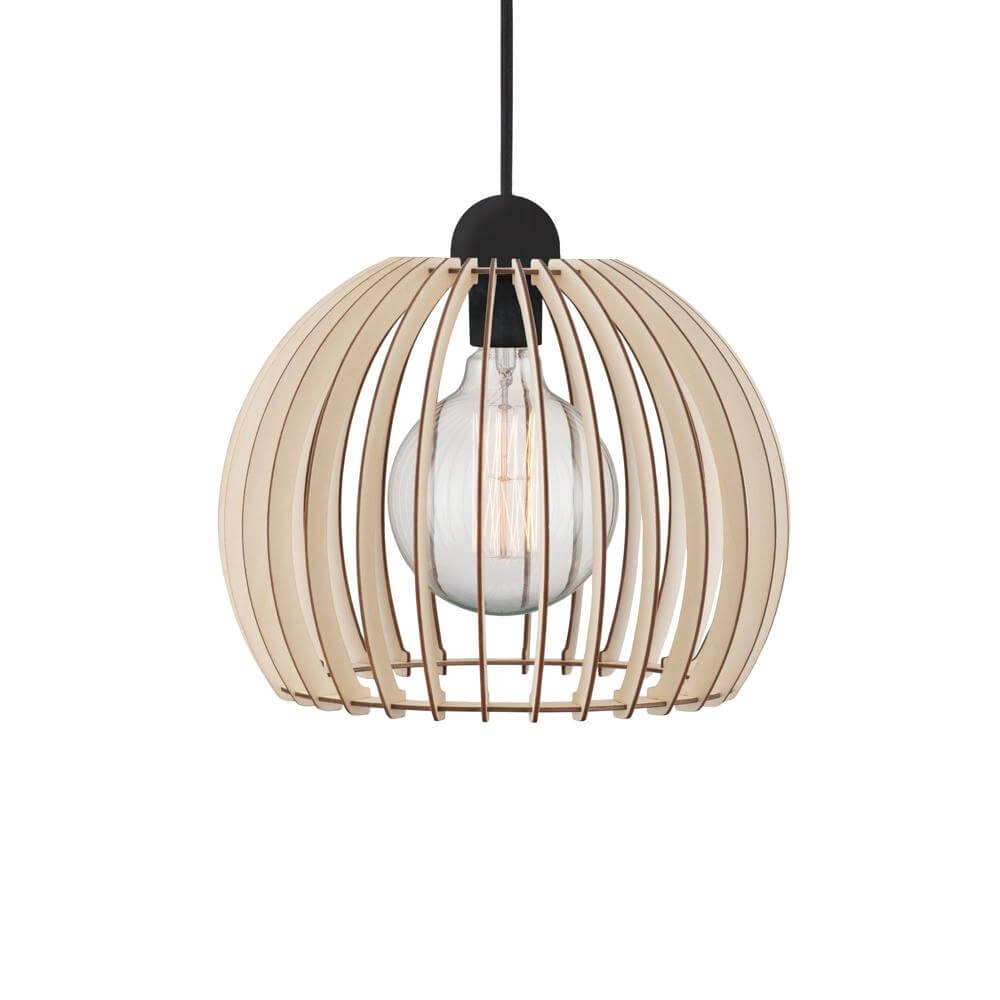 Pendelleuchte Chino Holz Ø 30cm Nordlux 5701581346383
