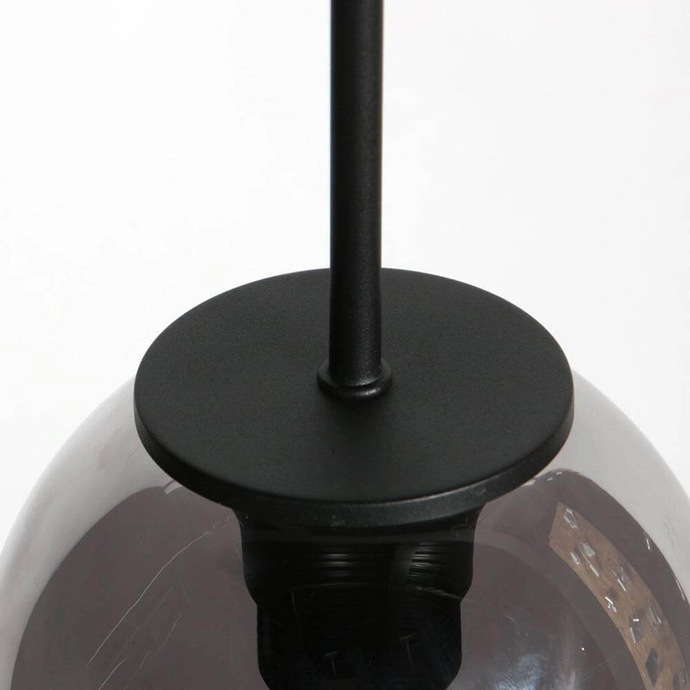 Pendelleuchte HaloSwap mit 1 Rauchglas Ø 15cm Steinhauer 8712746179712