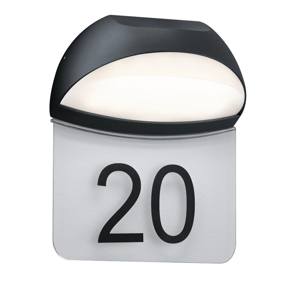 LED-Außenleuchte Numero mit Hausnummer KS 8714732756303