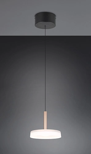LED-Hängelampe Celeste Ø 22cm - weißes Glas Trio 4017807627381