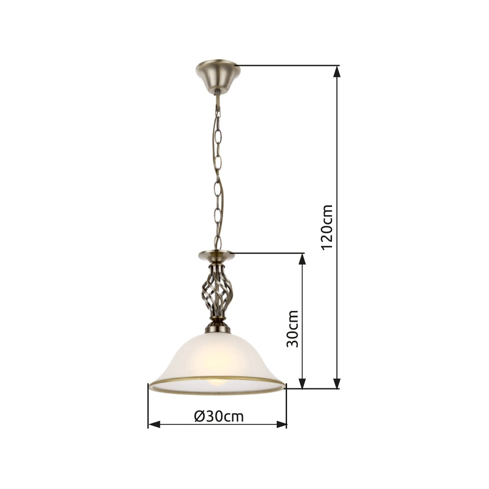 Klassische Pendellampe Odin Single Globo 9007371300693