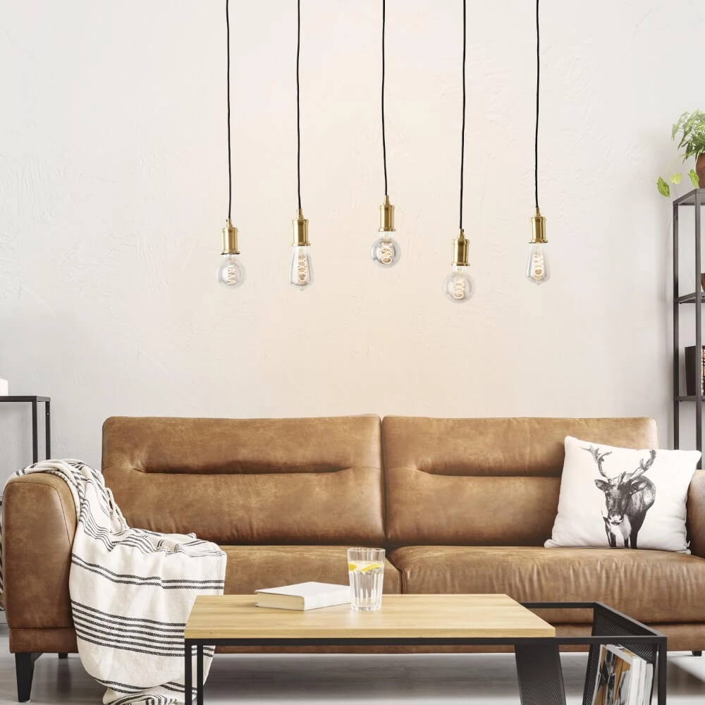 Hängelampe Darcia mit 5 Pendeln Brilliant 4004353411694