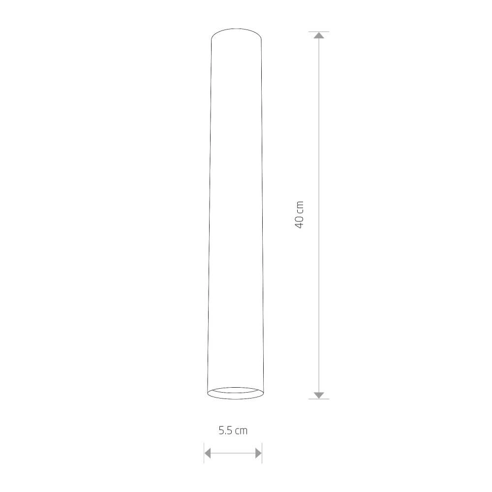 Langer Aufbaustrahler Eye Weiß Lyora 5903139547192