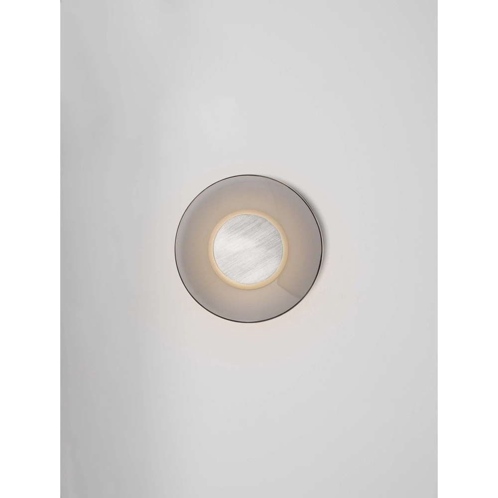 Wandleuchte Esti Rauchglas Ø 32cm Lyora 5212017461865