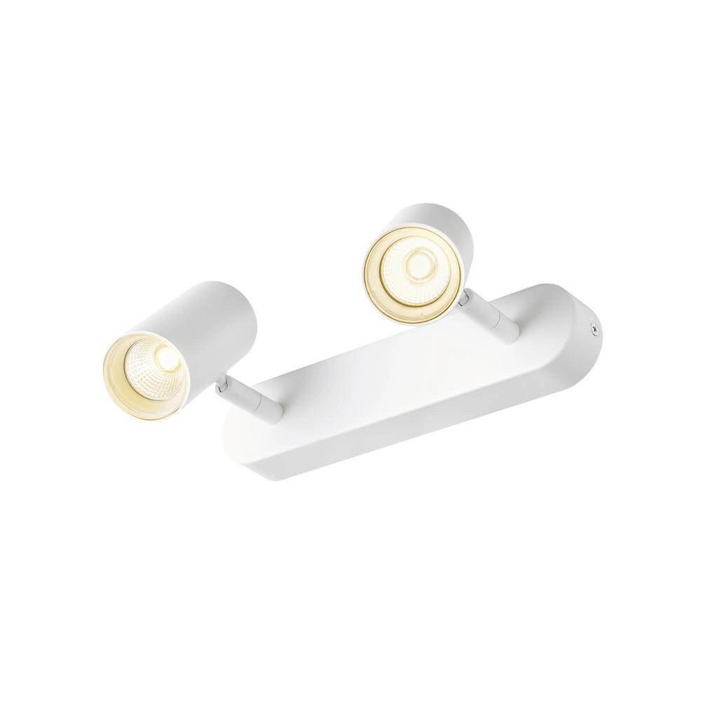 Aufputz-Spot Noblo weiß 2-flammig 2700K SLV 4024163300346