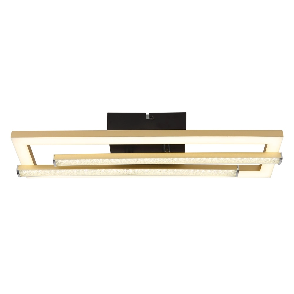 Deckenlampe Highway Schwarz mit Gold Globo 9007371453795