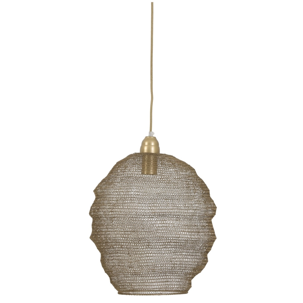 Netz-Pendellampe Nina Ø 38cm – antike Bronze Light & Living 8717807175344