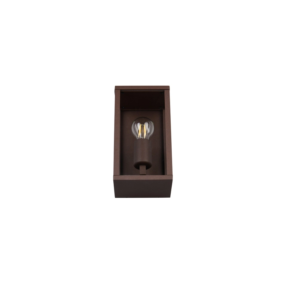 Moderne Wandlampe Garonne S rostbraun Trio 4017807687378