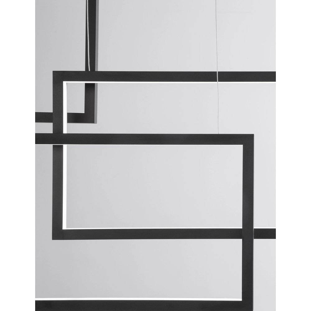 Pendelleuchte Cornice Schwarzes Design Lyora 5212017424716