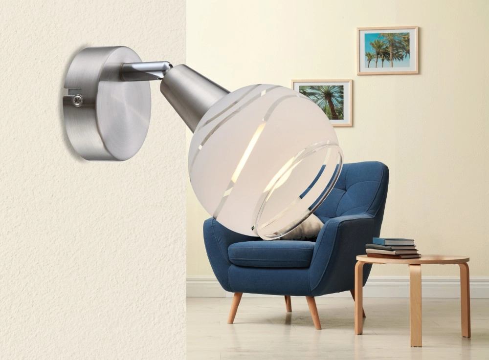 Wandlampe Elliott Nickel Globo 9007371258314