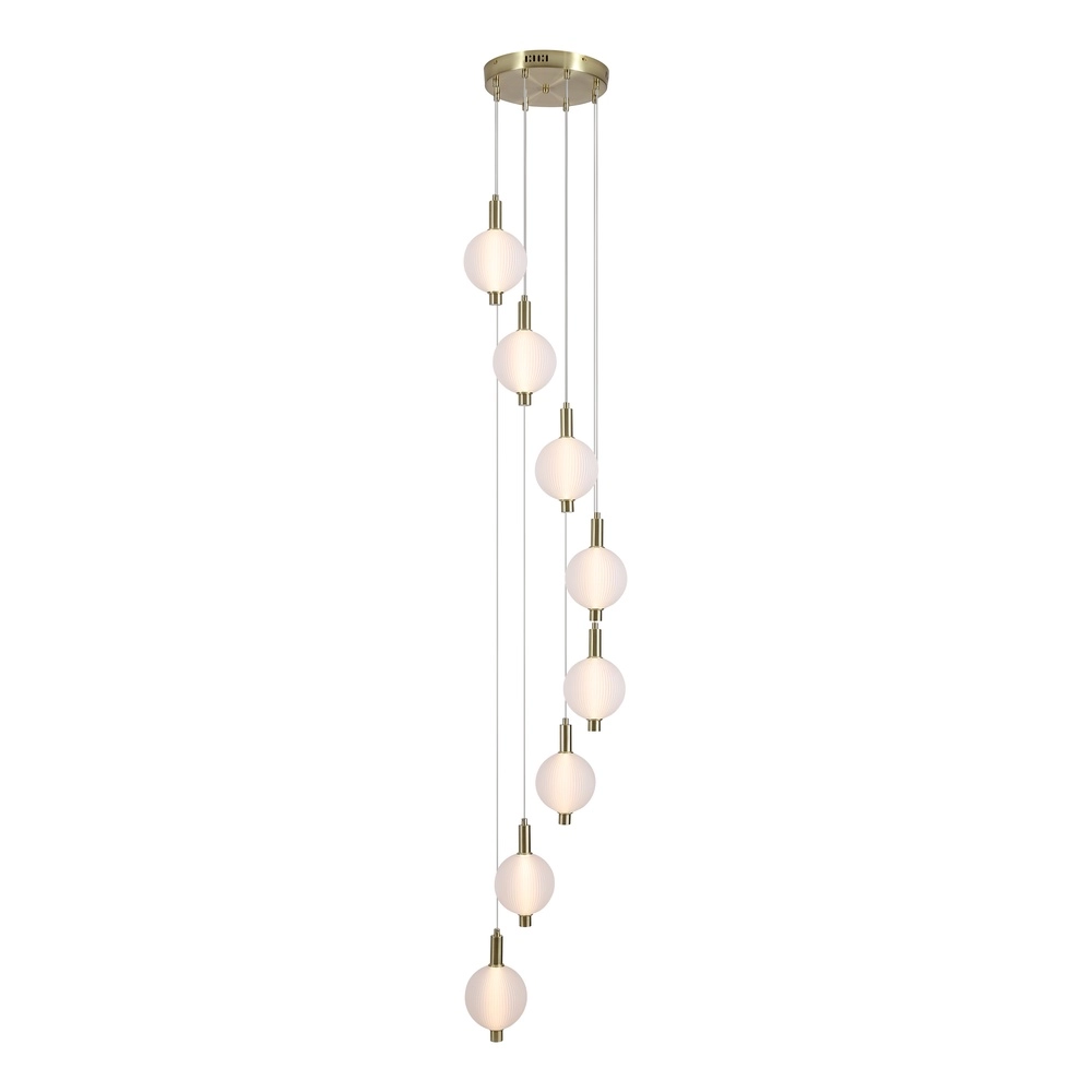 Design-Pendelleuchte Luminique 8-flammig