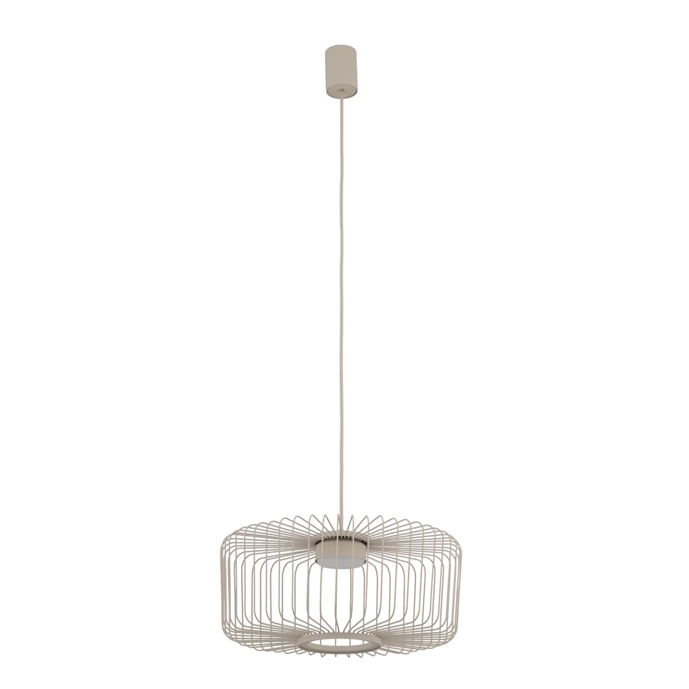 Käfiglampe Kenai sandbraun Ø 38 cm Lyora 5903139122269