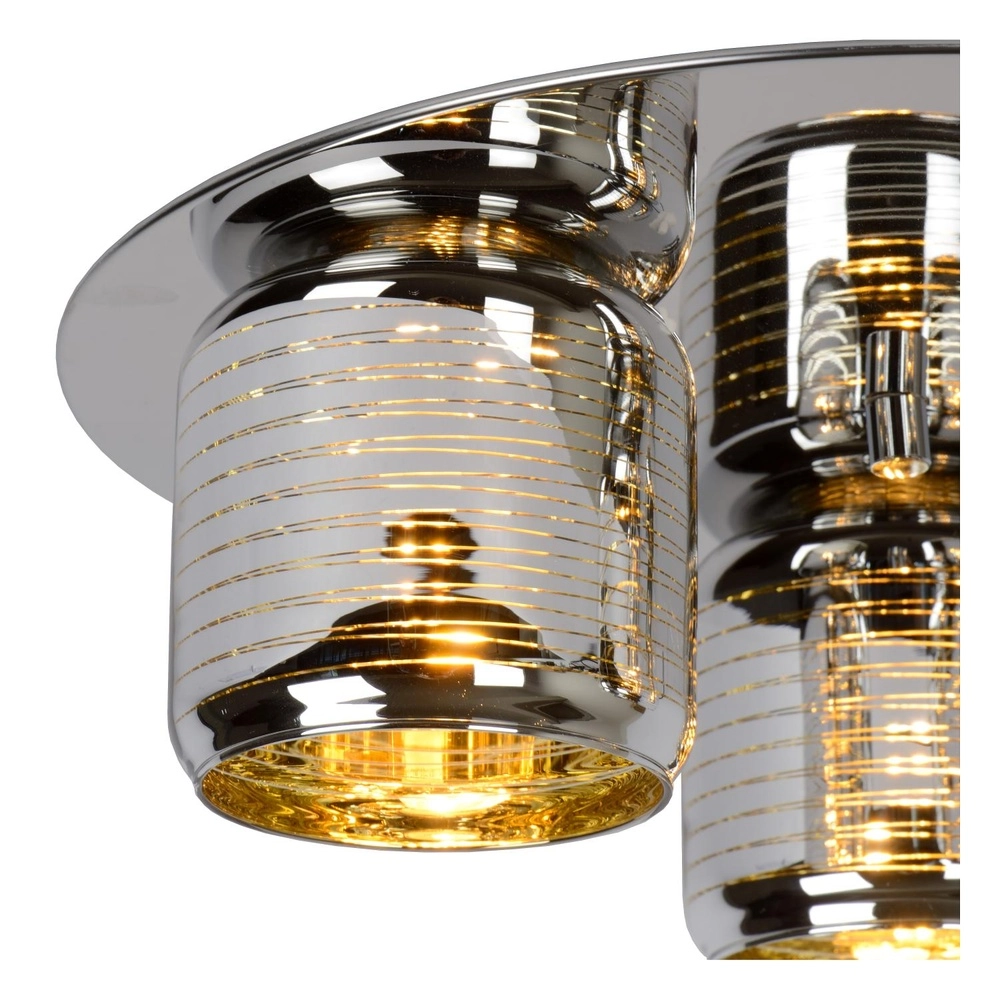Deckenlampe Eryn Chrome 3-light Lucide 5411212702289