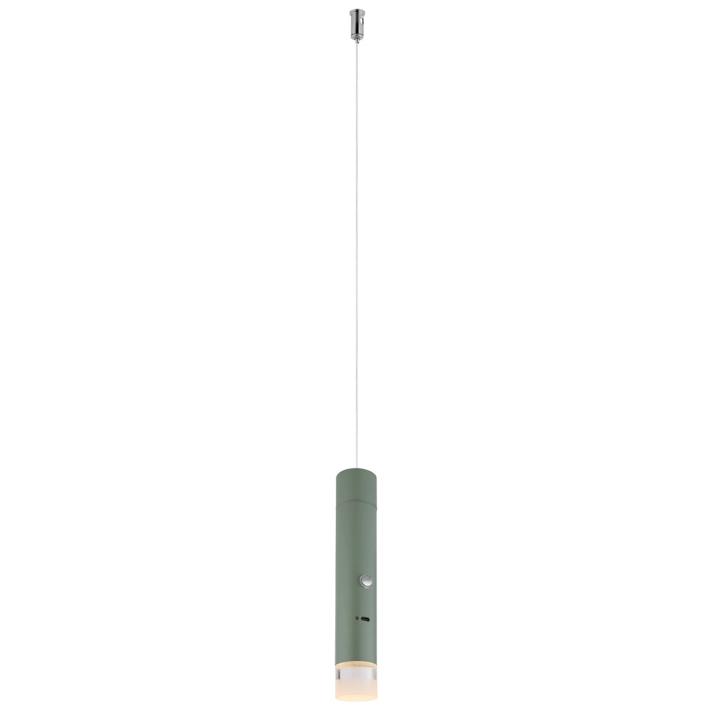 Elegante Pendellampe Pelo Grün Globo 9007371569359