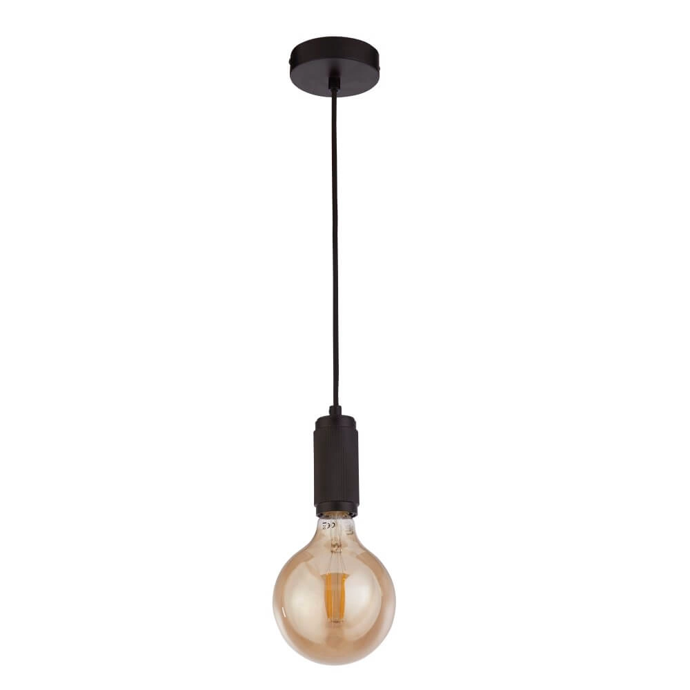 1-flammige Hängelampe Suspension Schwarz Searchlight 5053423243658