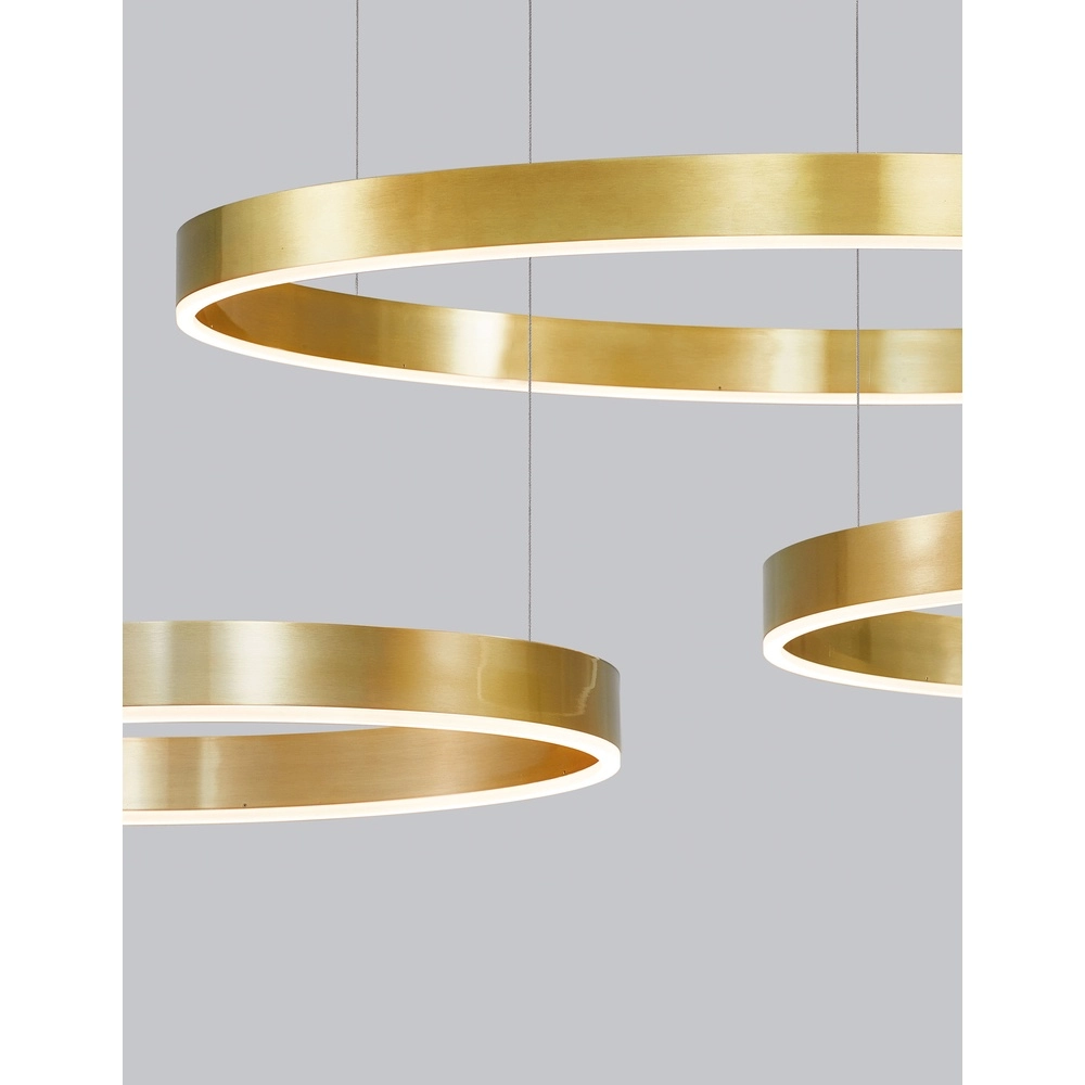 Pendelleuchte Motif gold Ø 60cm 3000K Lyora 5212017421920