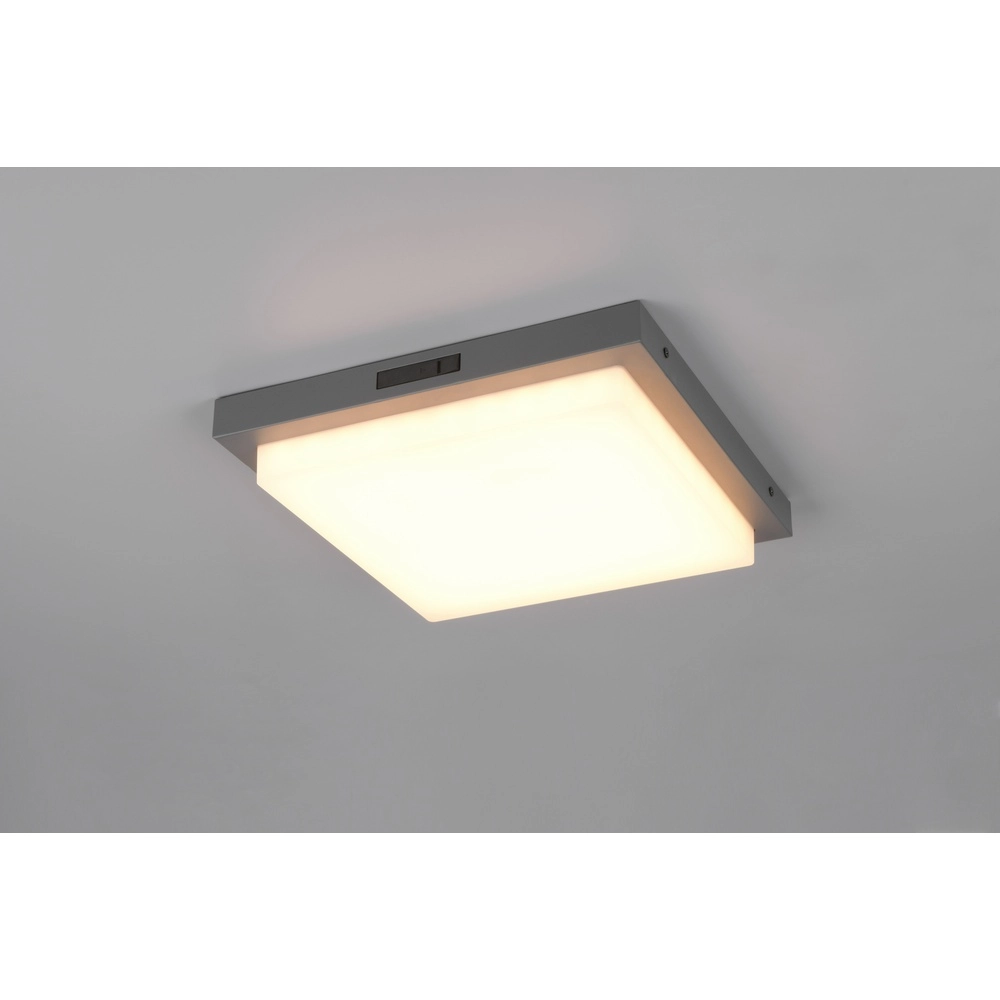 Deckenlampe Bermejo quadratisch anthrazit Trio 4017807648355
