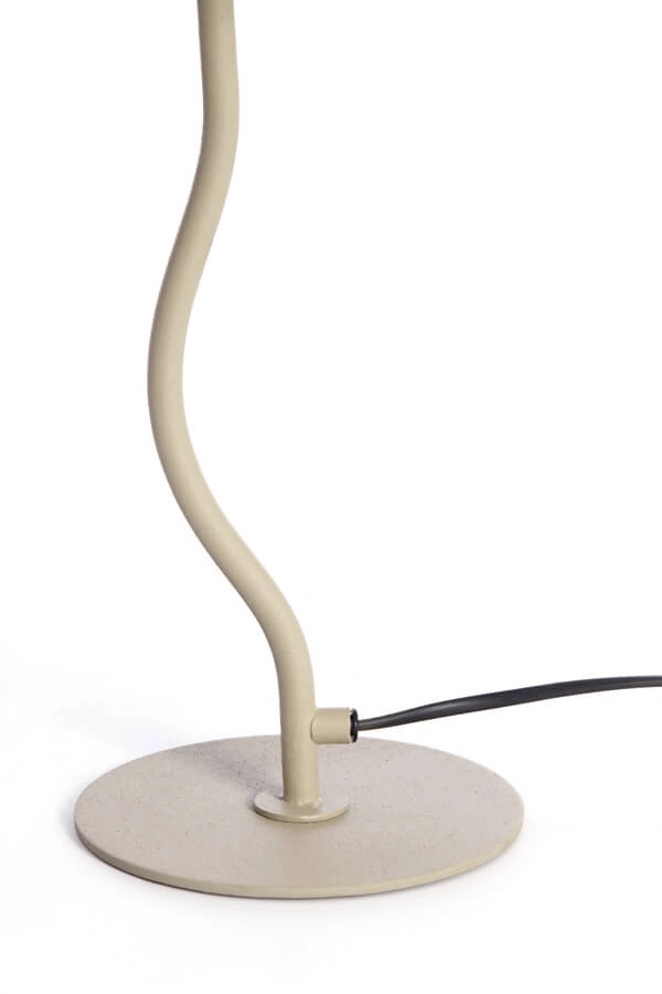 Tischlampe Elimo Ø 25cm x 60cm creme Light & Living 8717807705190