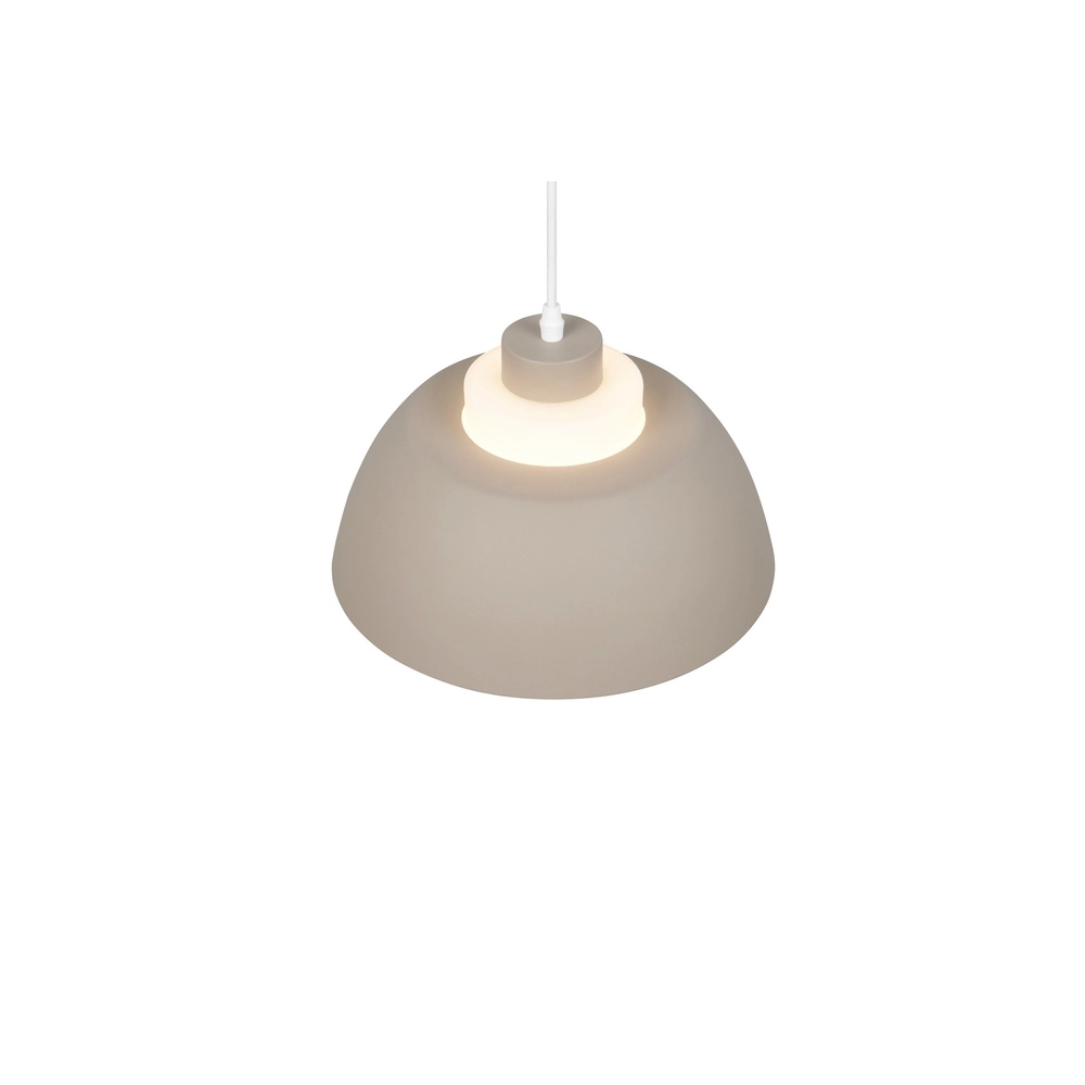Design-Pendellampe Tilos sandbraun Ø 30 cm Trio 4017807690118