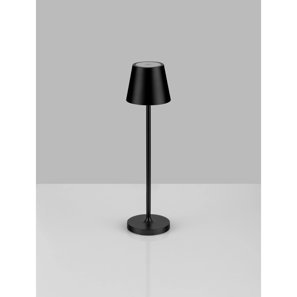 Tischlampe Petit Schwarz wiederaufladbar Lyora 5212017450777