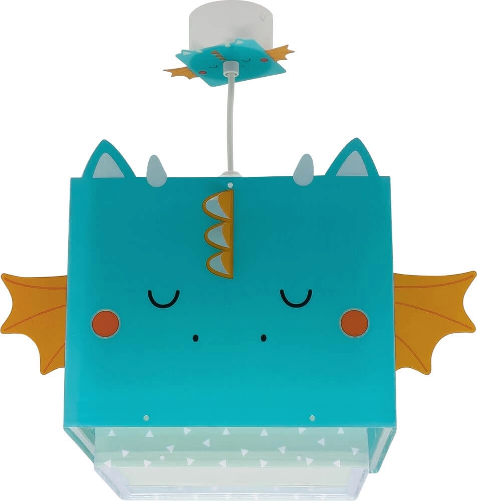 Design-Hängelampe Little Dragon blau mit weiß Dalber 8420406002941