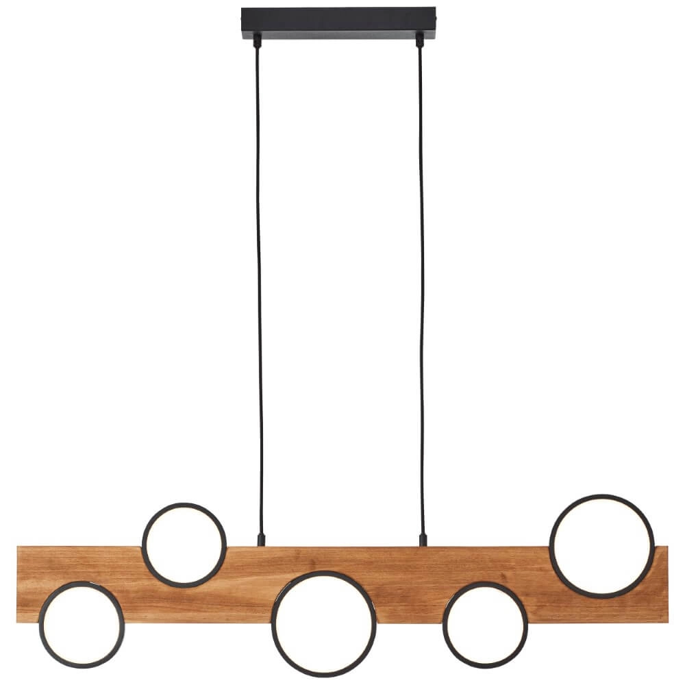 Hängelampe Cheesy Holz Brilliant 4004353429644
