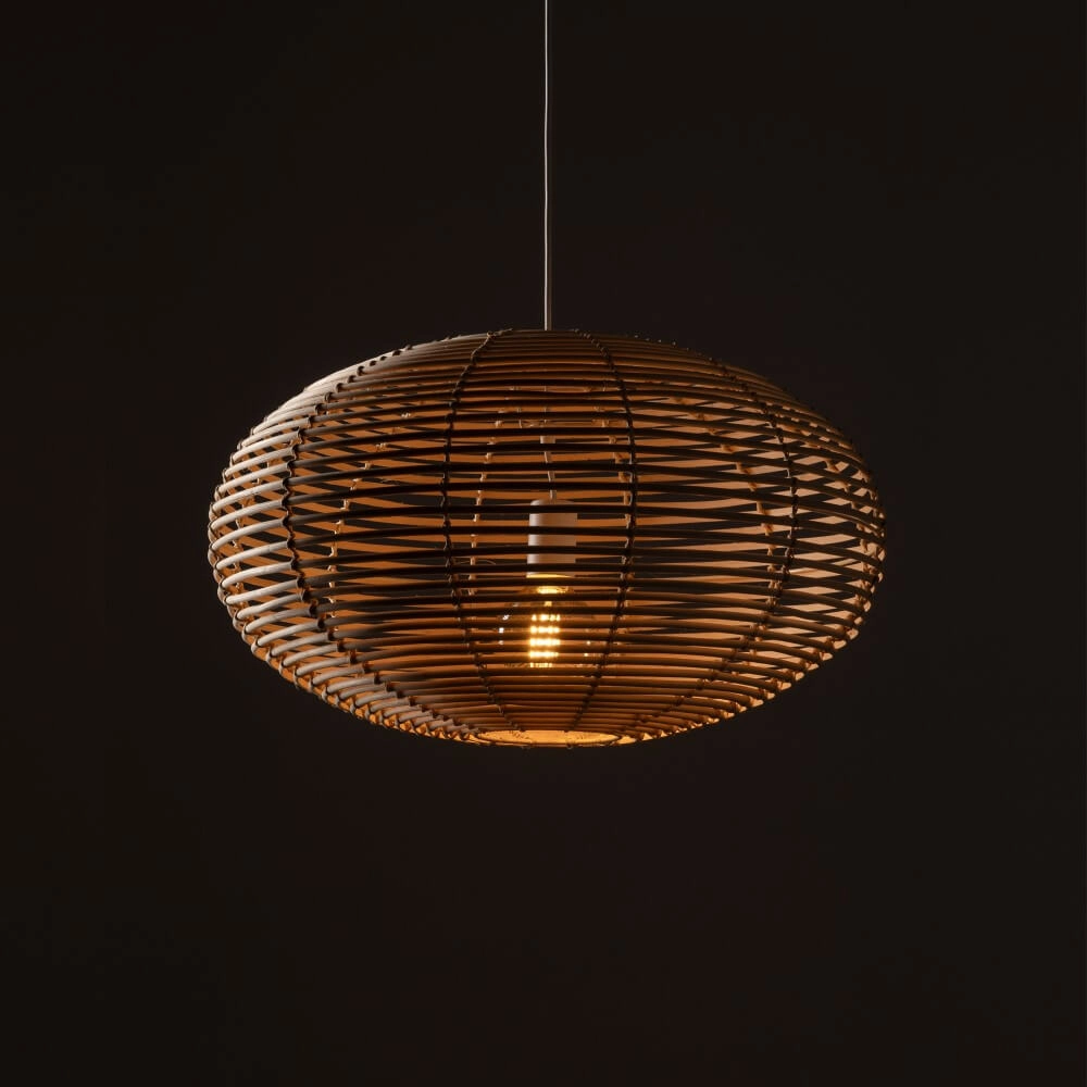 Natürliche Pendelleuchte Rattan M Ø 60cm Lyora 5903139111546