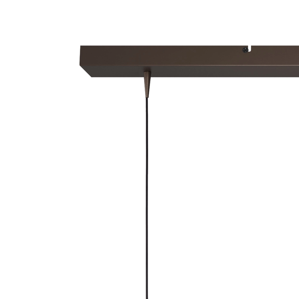 3-Licht Pendellampe Scala 100 cm Kakaobraun Ø 20 cm Masterlight 8718121338200