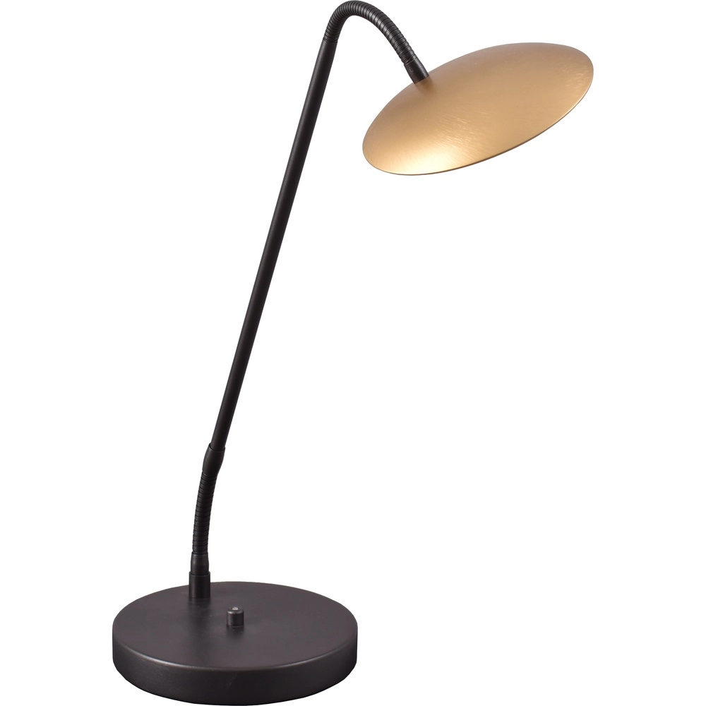 Flex-Tischlampe Scala Schwarz mit Gold Masterlight 8718121311876