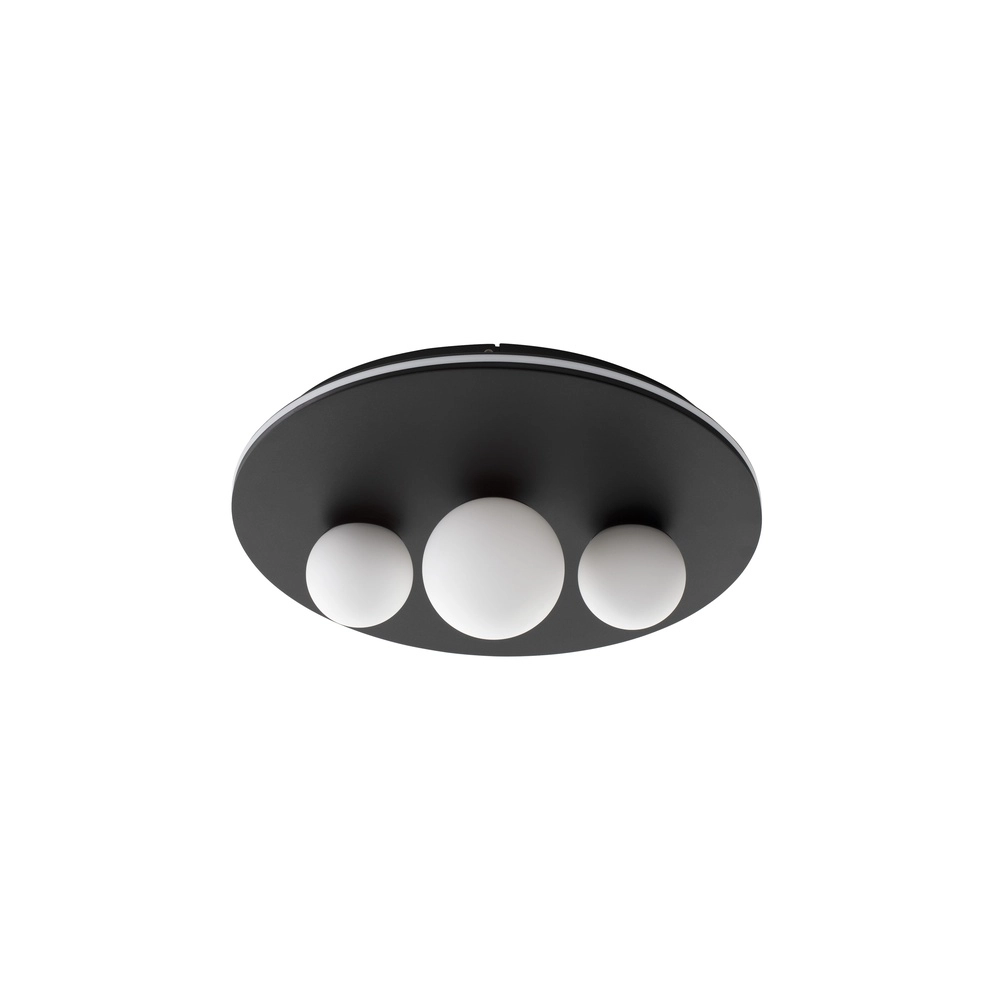 Design-Deckenleuchte Velna schwarz Ø 49,5cm Lyora 5212017440235