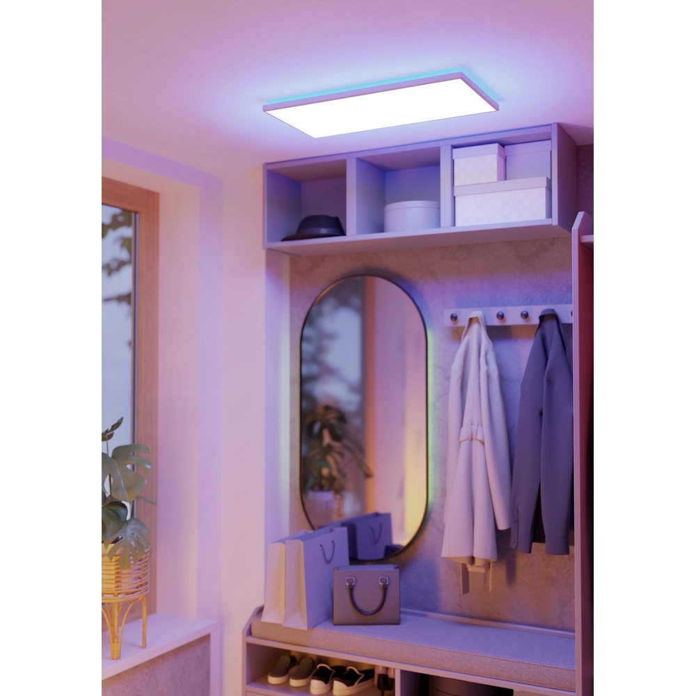 Intelligente Badezimmerlampe Rovito-Z Quadrat – Weiß – 57x30 cm Eglo 9008606329830