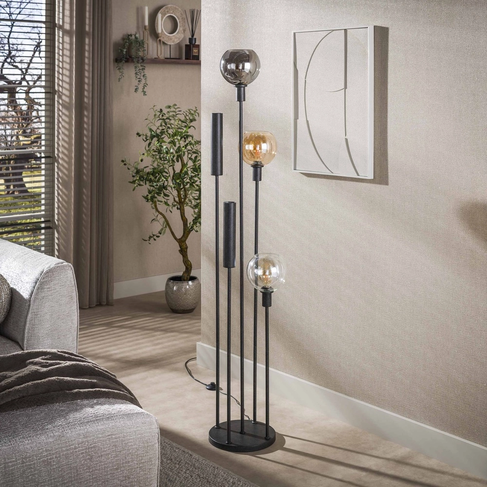 Stehlampe Sfera mit Brillen und Uplightern Lyora 8716803512412