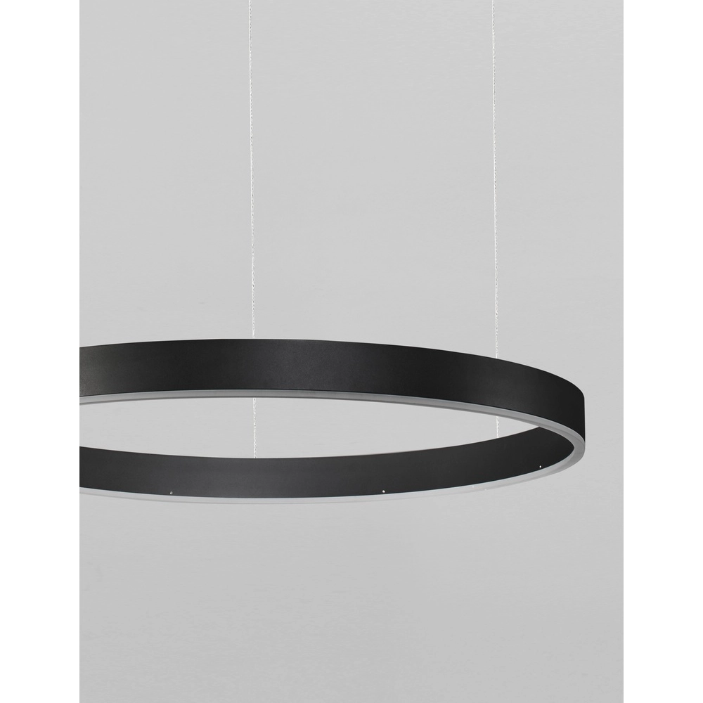 Pendelleuchte Motif schwarz Ø 60cm 3000K Lyora 5212017421944