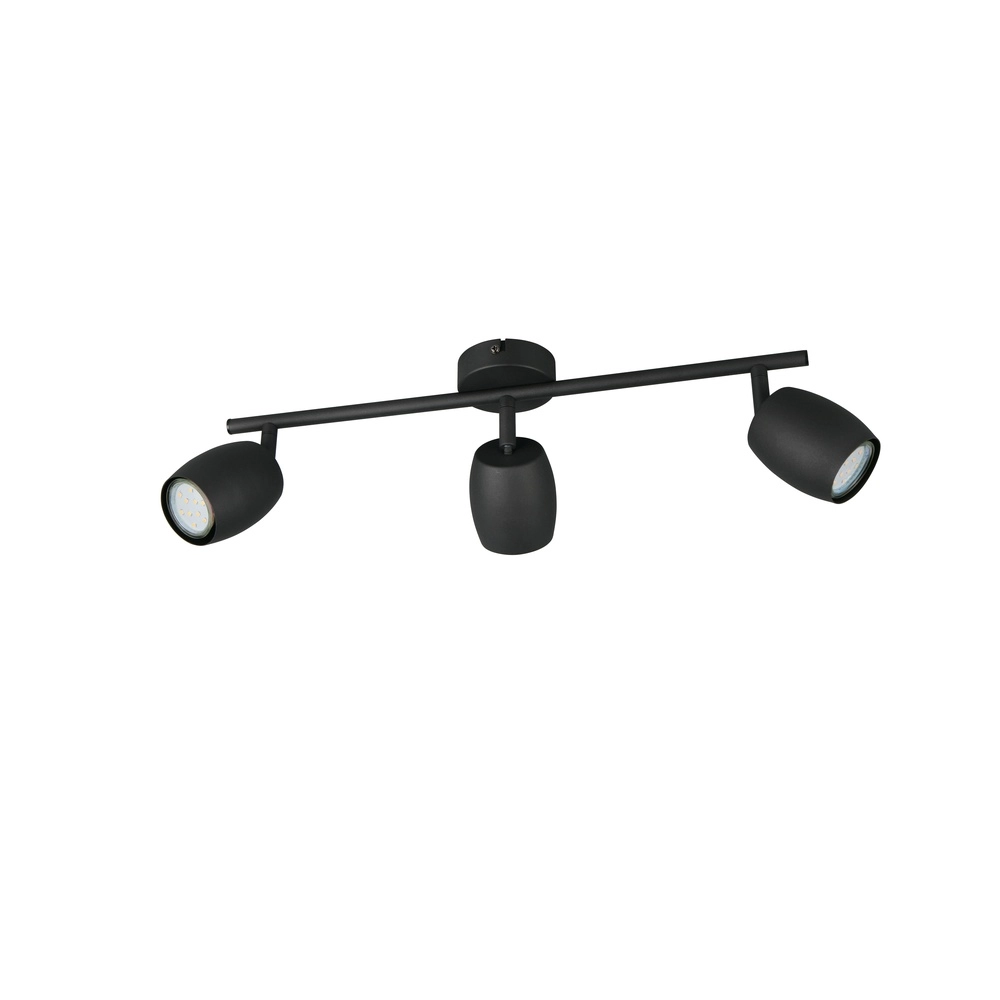 Deckenlampe Nancy 3-flammig schwarz Trio 4017807656732