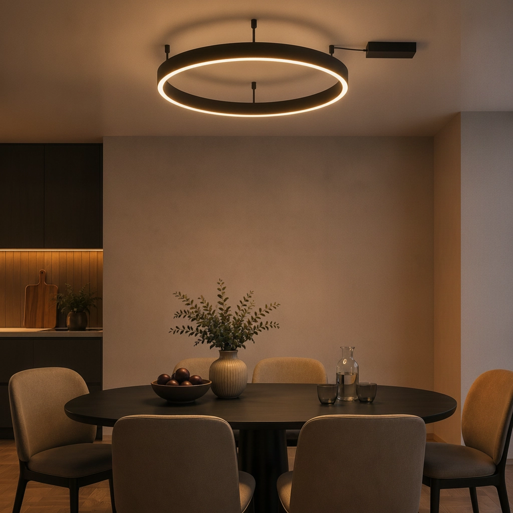 Deckenlampe Motif schwarz Ø 80cm