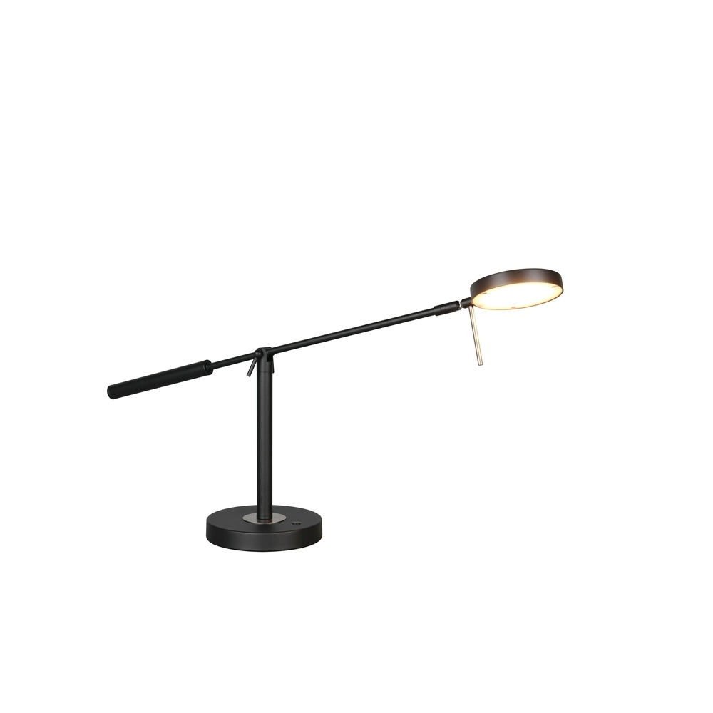 Schreibtischlampe Monza Schwarz Trio 4017807693256