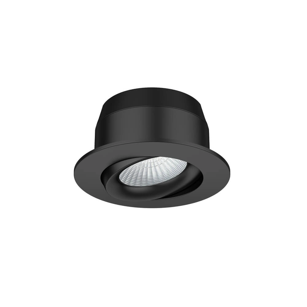 LED-Einbaustrahler Tevo schwarz - 3000K Lyora 4255805301616