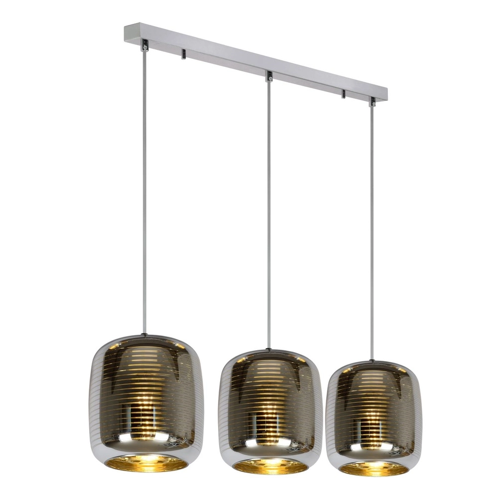 Pendellampe Eryn Chrome 3-light Lucide 5411212702319